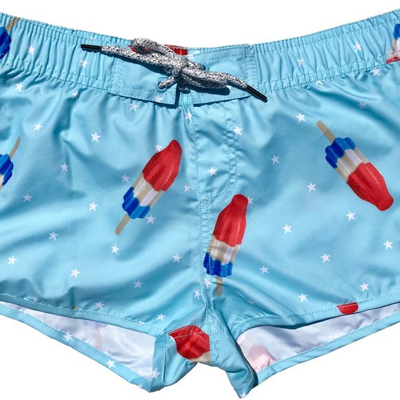 womens popsicle swim trunks - Picture 1 of 3